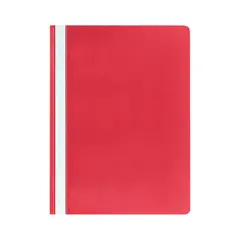 Classificador Capa Transparente Vermelho 10un
