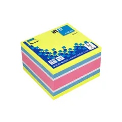 Bloco Notas Aderentes 075x075mm 4 Cores Cubo 450 Folhas