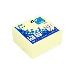 Bloco Notas Aderentes 050x050mm Amarelo Cubo 240 Folhas