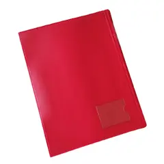 Dossier Plastico A4 c/Mola 134PL Vermelho Opaco
