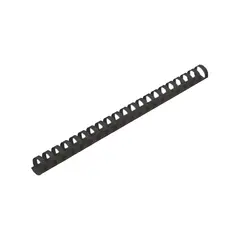 Argolas PVC Encadernar 14mm Preto 110 Folhas 37580 100un