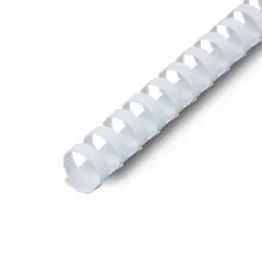 Argolas PVC Encadernar 16mm Branco 130 Folhas 10971 100un