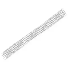 Argolas Espiral Metálicas Passo 5:1 32mm Prata 50un