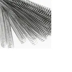 Argolas Espiral Metálicas Passo 5:1 34mm Prata 25un