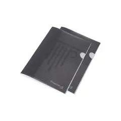Caderno Agrafado A4 Quadriculado PP Ambar Preto 48Fls 2un