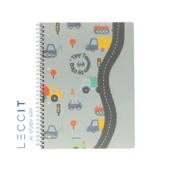 Caderno Espiral A4 Quadriculado PP PLAY ME Cars 80Fls 1un
