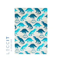 Caderno Agrafado A4 Quadriculado DINO 48Fls 1un