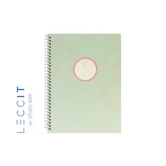 Caderno Espiral A5 Pautado LACES Verde 80Fls 1un