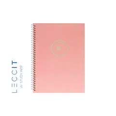 Caderno Espiral A5 Pautado LACES Rosa 80Fls 1un