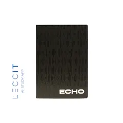 Caderno Agrafado A5 Quadriculado ECHO Preto 48Fls 1un