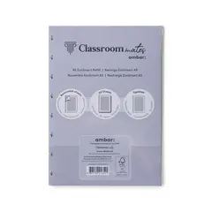 Recarga Caderno EcoSmart Ambar A5 Quadriculado 50Fls