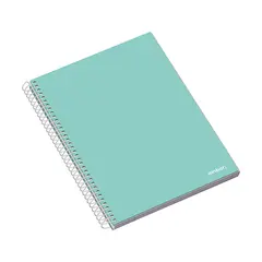 Caderno Espiral A4 Pautado Capa Dura Ambar School 70g 120Fls