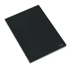 Caderno Agrafado A4 Liso Ambar Preto 80Fls 1un