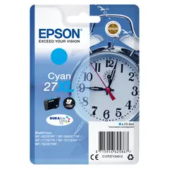Tinteiro EPSON 27 Ciano XL para impressoras WF36xx, 7110, 7210, 76xx e 77xx | BluePixel.pt