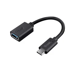 Trust USB Type-C to USB 3.0 Converter - Adaptador de alta velocidade da marca 540 para dispositivos Type-C