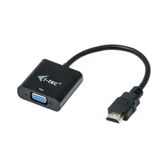 Adaptador HDMI para VGA 511 I-TEC Full-HD 1920x1080 60Hz com Cabo de 15cm - Conector Dourado