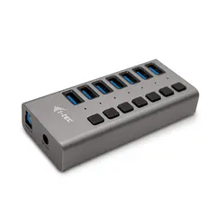 Hub de Carregamento USB 3.0 7 Portas + Carregador 36W - Marca 511 | bluepixel.pt