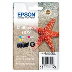 EPSON 1LB Multipack 3 Cores 603 - Cartucho de Tinta Multicolorido para Impressoras Epson | bluepixel.pt