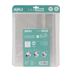 Forra Livros Ajustável 280x530mm 75mic Apli 5un