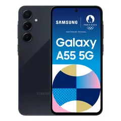 Samsung Galaxy A55 5G 8GB/128GB - Tela 6.6'' FHD+ Exynos 1480 - Azul Preto | BluePixel.pt