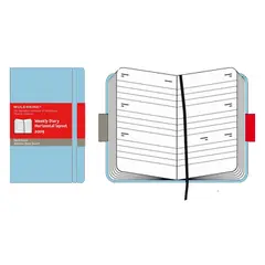 Volant Pautado Moleskine Azul Claro 2un