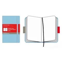 Volant Liso Moleskine Azul Claro 2un