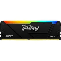 Memória Kingston Fury Beast RGB 8GB DDR4 3200MT/s - Alta Performance com Iluminação Branca | bluepixel.pt
