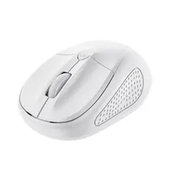 Trust Primo Wireless Mouse Matt White | Rato sem fios ergonómico para computador