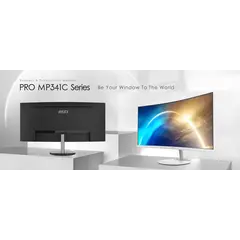 MSI PRO MP341CQW E12 34INCH VA Curve 120Hz 4ms HDMI DP MONITOR