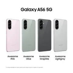 SAMSUNG Galaxy A56 5G 8GB 256GB 6.7inch Super Amoled 120HZ FHD+ EXYNOS 1580 5000mha WIFI 6 ESIM Enterprise Eition Black