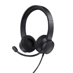 TRUST HS-260 USB - USB C Noise Cancelation On Ear PC Headset ECO