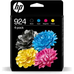 HP 924 CMYK Original Ink Cartridge 4-Pack