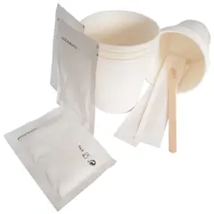 Kit Eco Friendly Copos Papel Café / Mexedor / Açucar 100un