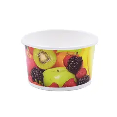 Copos Gelado 120ml Papel Colorido 50un