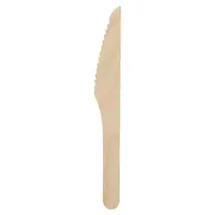 Facas Madeira 16,5cm 100un