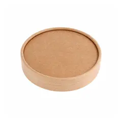 Tampas Ø18cm Cartão Saladeiras Redondas Kraft 1300ml 50un