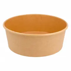 Saladeiras 1300ml Cartão Redondo Ø18cm Cor Kraft 50un