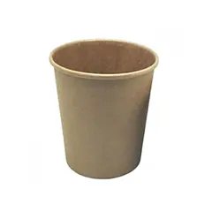 Embalagem Redonda Alimentar 920ml Cartão Kraft s/Tampa 25un