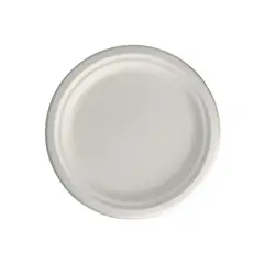 Pratos 26cm Cana de Açucar Cor Natural 50un
