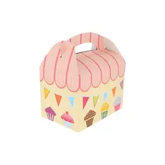 Caixa 15,5x10,5x17,5cm Asa Menu Lunch Box Party 50un