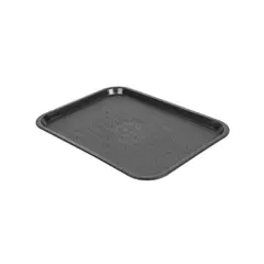 Tabuleiro 30,4x41,4cm Fast Food PP Preto