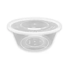 Embalagem Redonda Alimentar 750ml PP c/Tampa 50un