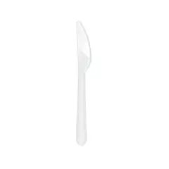 Facas PS Reutilizáveis 18cm Transparente 50un
