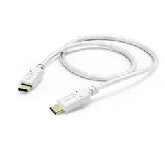 Cabo USB-C para USB-C 0,2 m - Marca 237 - HAMA - Carregamento e Dados - Branco