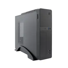 Gabinete COOLBOX SLIM CASE T310 BLACK MATX com Fonte B500GR-S | Loja BluePixel