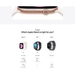 APPLE WATCH SERIES 11 GPS + CELLULAR 42MM ROSE GOLD ALUMINIUM CASE WITH LIGHT BLUSH SPORT BAND - M/L