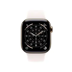 APPLE WATCH SERIES 11 GPS + CELLULAR 42MM GOLD TITANIUM CASE WITH LIGHT BLUSH SPORT BAND - M/L