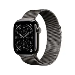 APPLE WATCH SERIES 11 GPS + CELLULAR 46MM SLATE TITANIUM CASE WITH SLATE MILANESE LOOP - M/L
