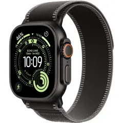 APPLE WATCH ULTRA 3 GPS + CELLULAR 49MM BLACK TITANIUM CASE WITH BLACK/CHARCOAL TRAIL LOOP - S/M