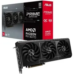 ASUS Prime Radeon RX 9070 OC Edition 16GB GDDR6 - Placa Gráfica PCIe 5.0 HDMI 2.1 DisplayPort 2.1a | bluepixel.pt